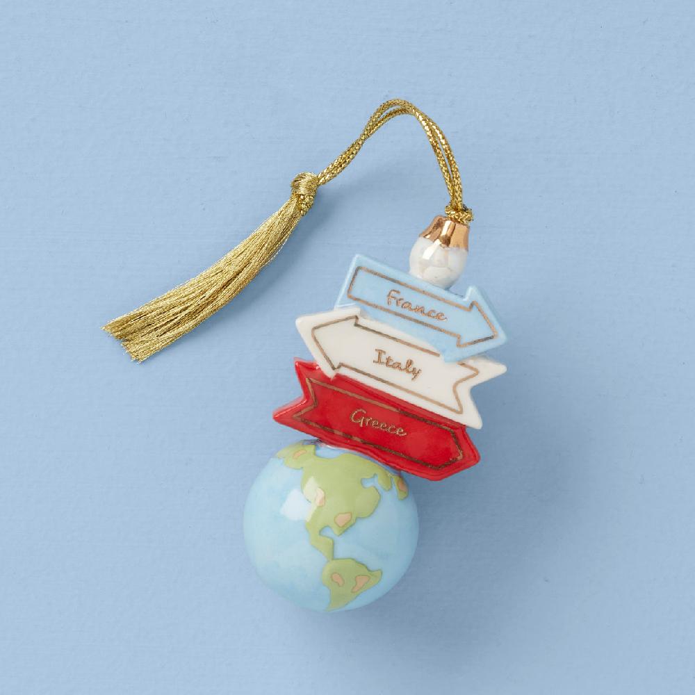 reed & barton Personalized Travel Ornament