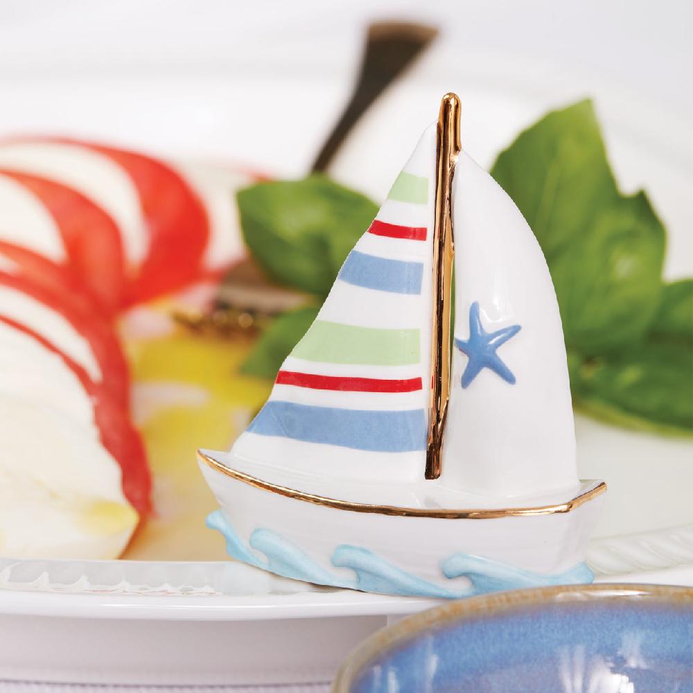 Reed & Barton Profile Poppers Sailboat Popper