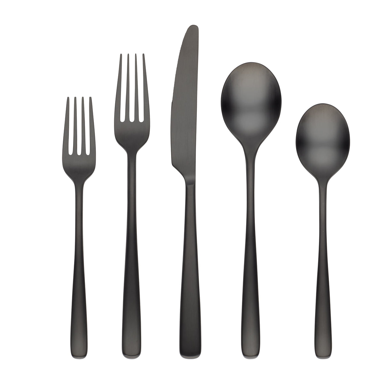 reed & barton Rise Black 20-Piece Flatware Set