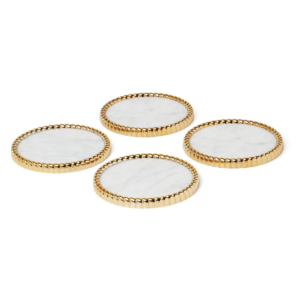 reed & barton Roseland Coasters - Set Of 4