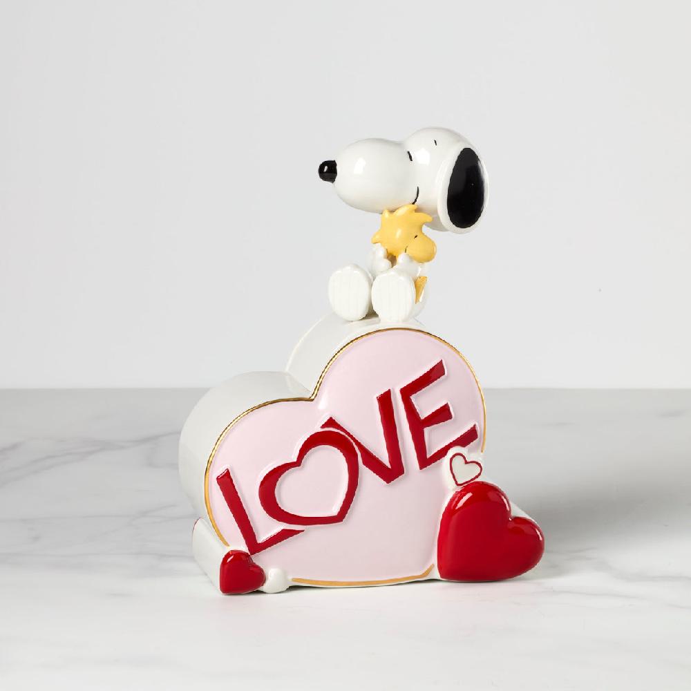 reed & barton Snoopy Valentine's Day Candy Jar