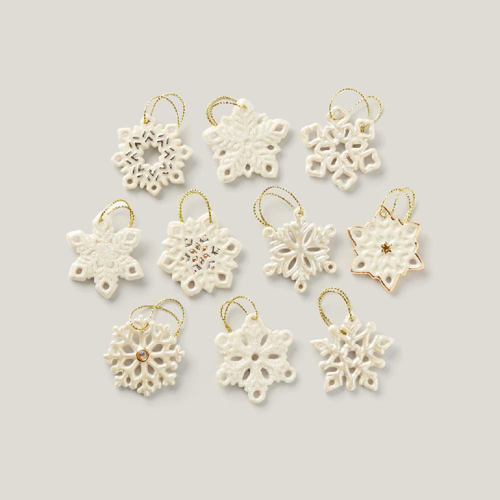 reed & barton Snowflake 10-Piece Ornament Set