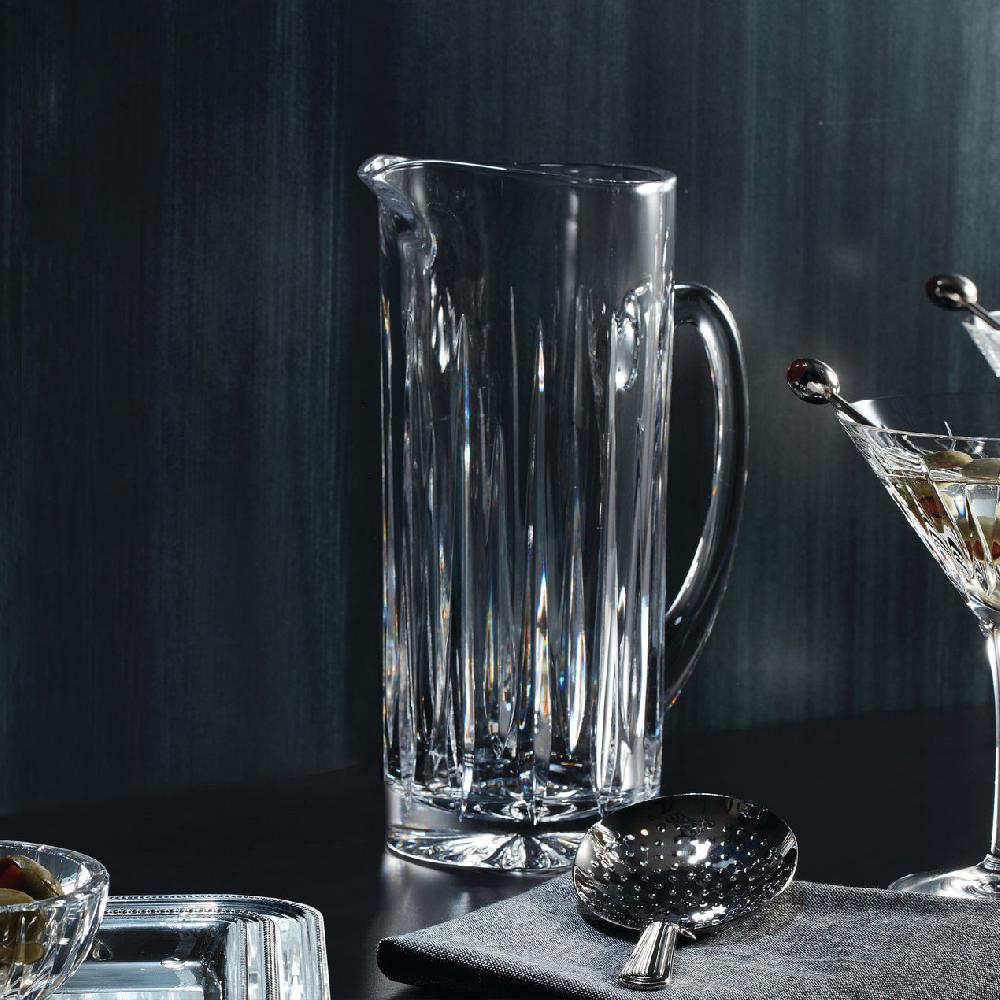 Reed & Barton Soho Crystal Tall Bar Pitcher
