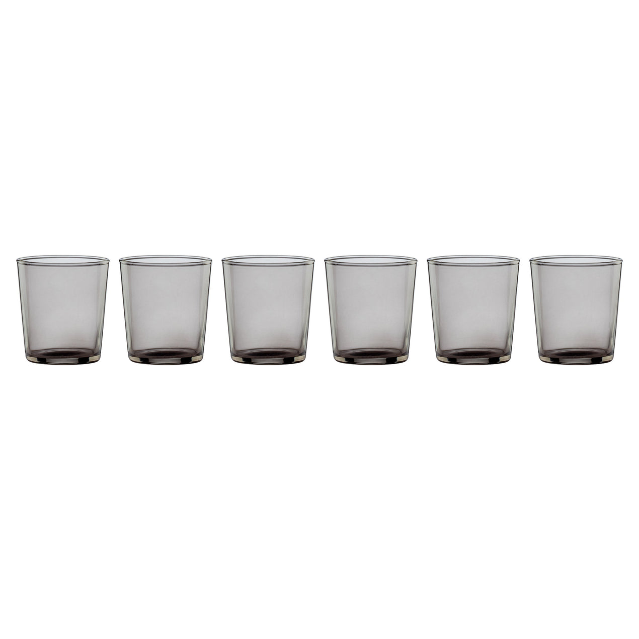 Reed & Barton Stackables Smoke Shot Glasses - Set Of 6