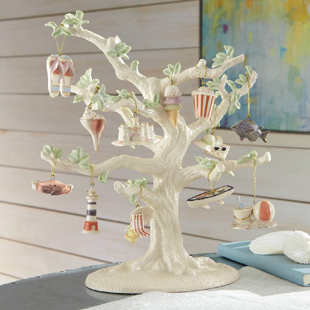 Reed & Barton Summer 13-Piece Ornament & Tree Set