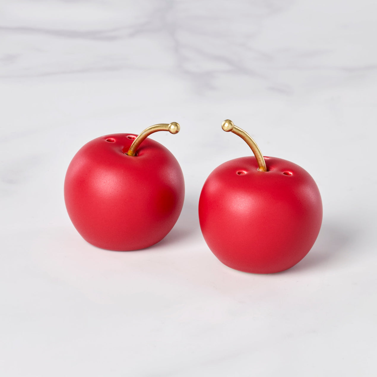 reed & barton Tutti Fruity Cherries Salt & Pepper Set