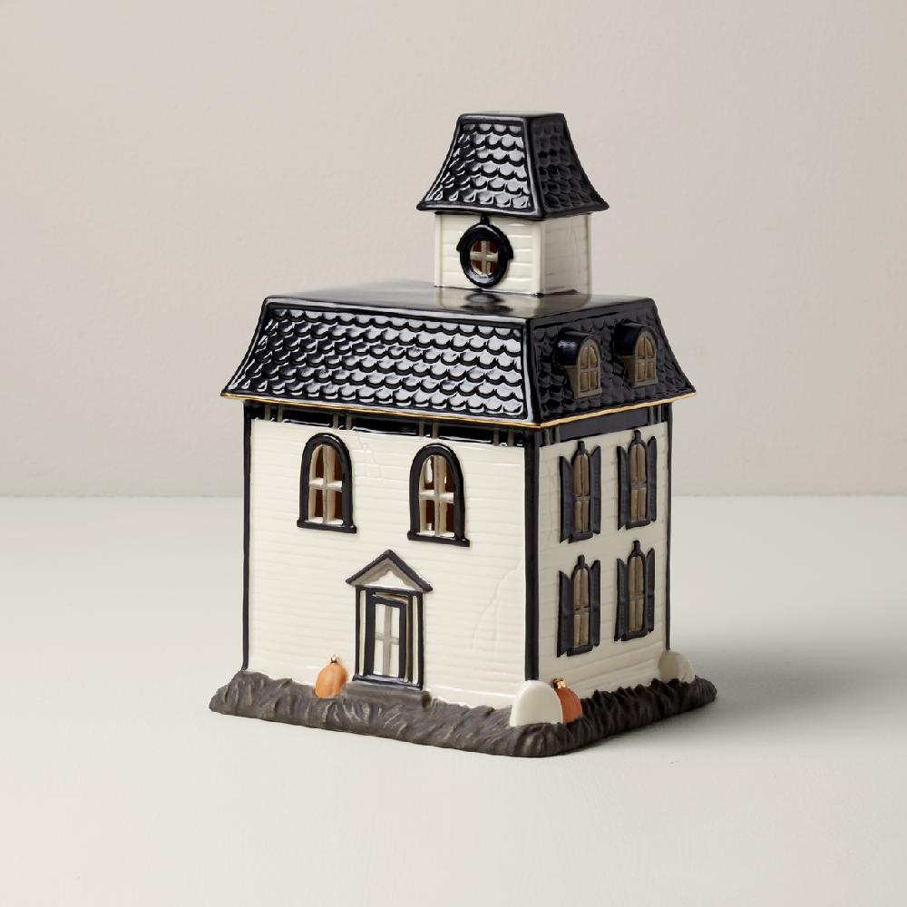 Reed & Barton Vintage Halloween Lit House Figurine