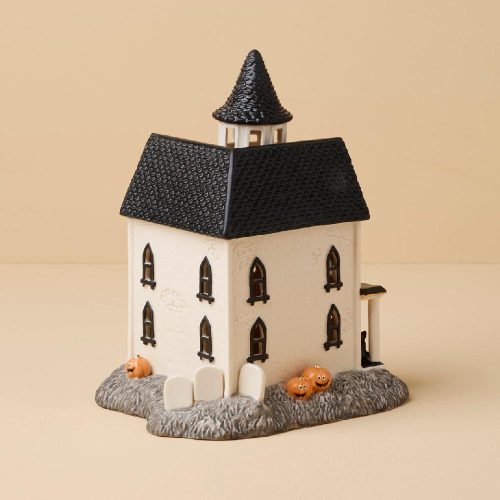 Reed & Barton Vintage Halloween Lit Manor Figurine