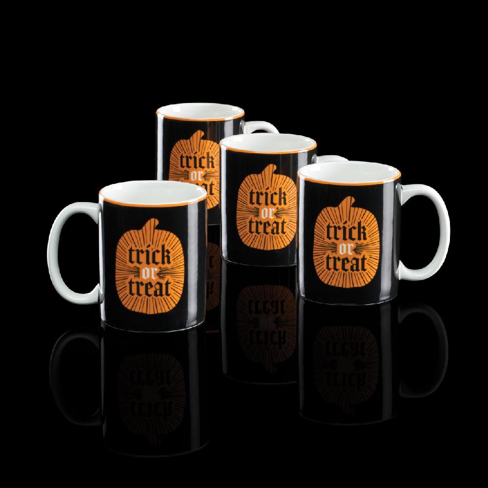 Reed & Barton Vintro Halloween Mugs - Set Of 4