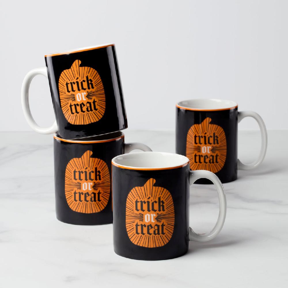 reed & barton Vintro Halloween Mugs - Set of 4