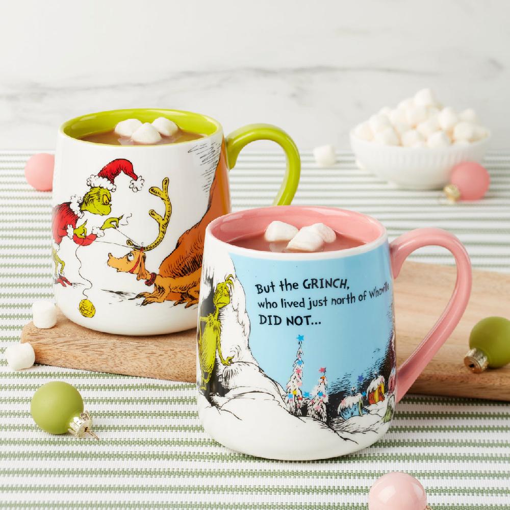 Reed & Barton Who-Ville Cindy-Max Mugs - Set Of 2