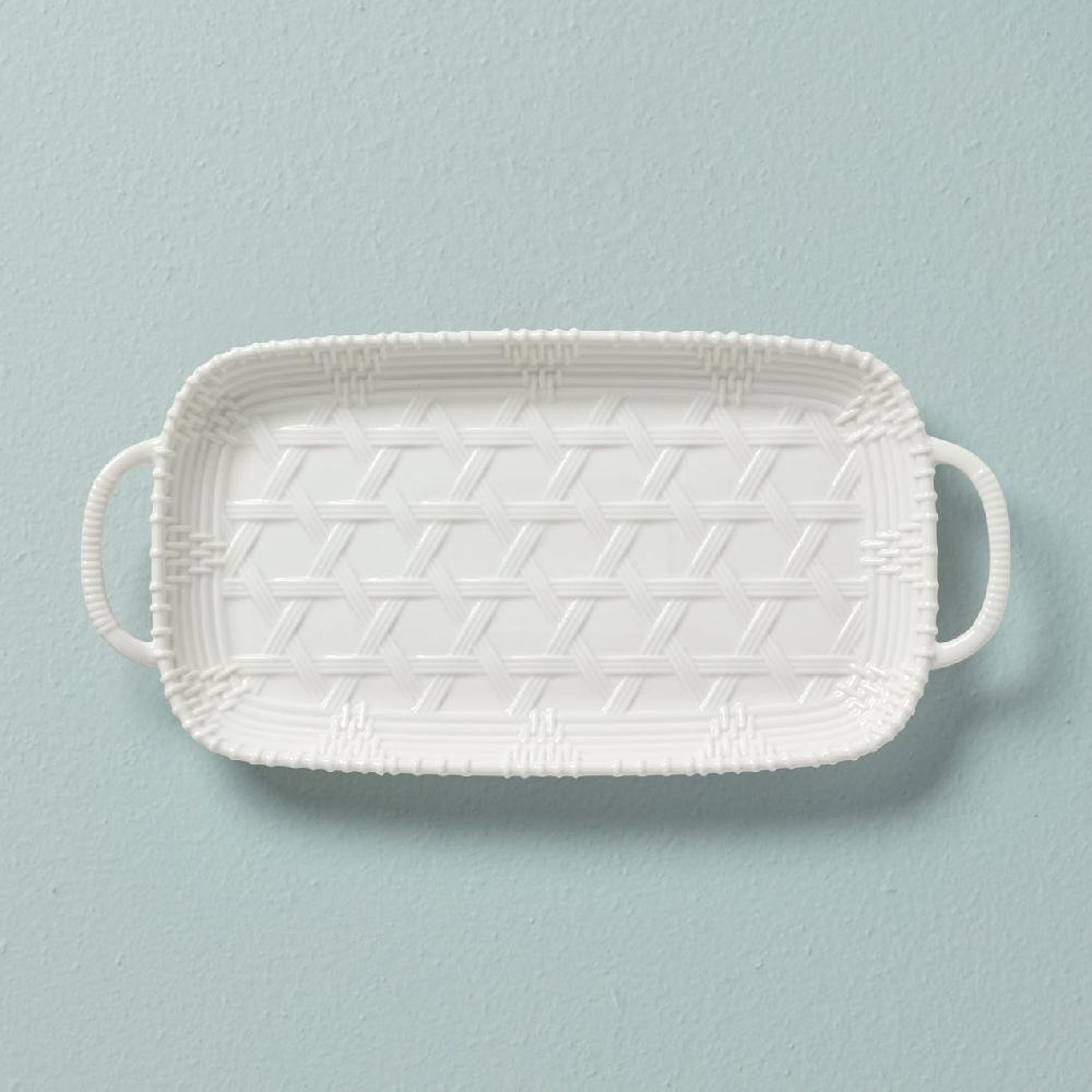 reed & barton Wicker Creek Handled Tray