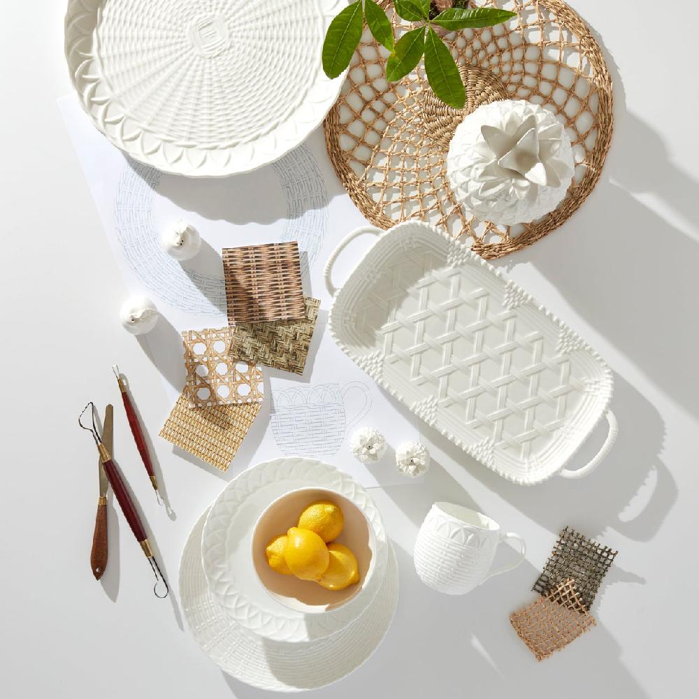 Reed & Barton Wicker Creek Mugs - Set Of 4