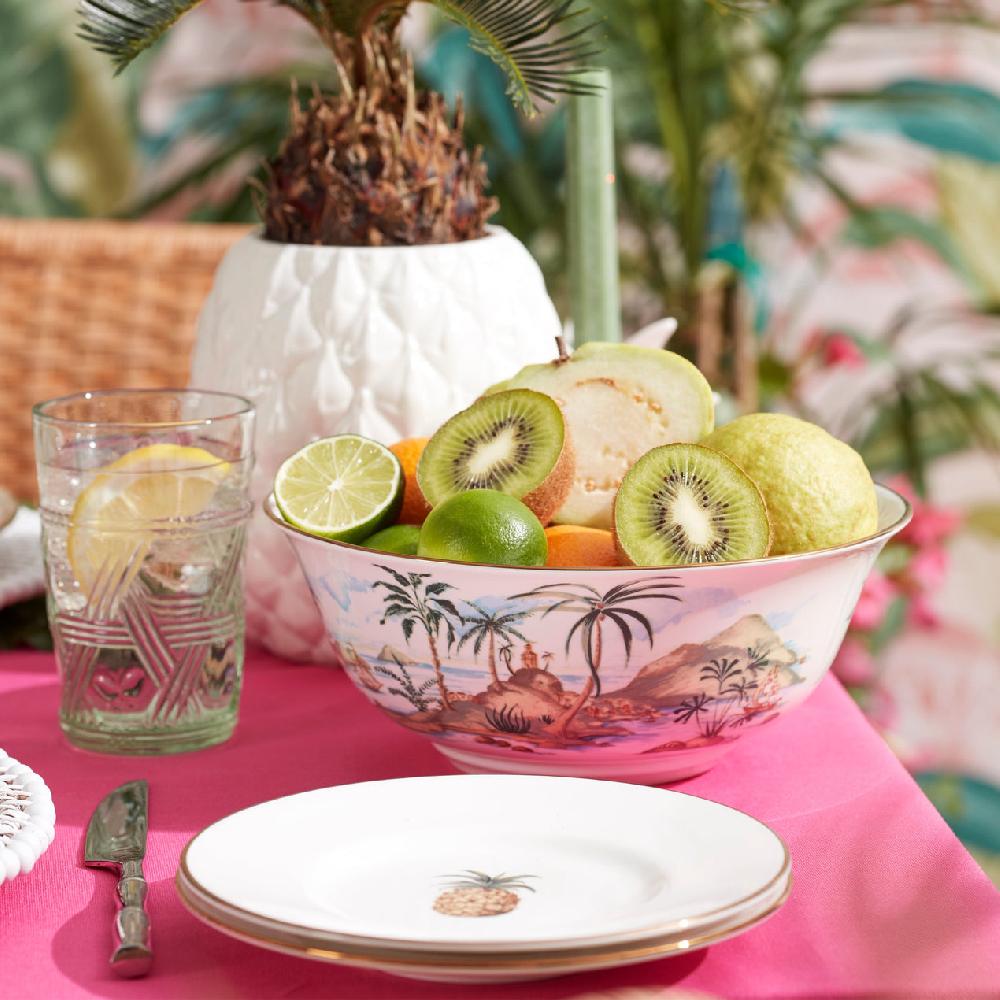 Reed & Barton Wicker Creek Pineapple Cookie Jar