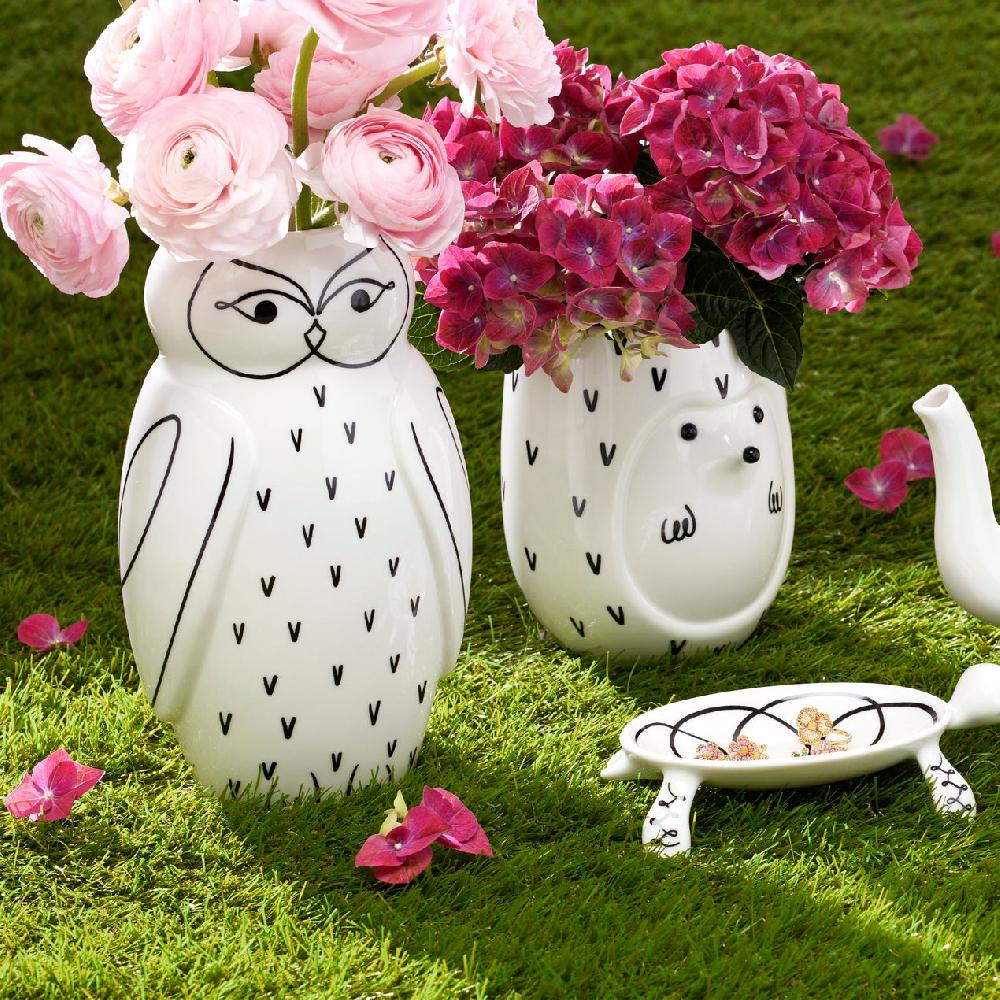 Reed & Barton Wild Things Owl Vase