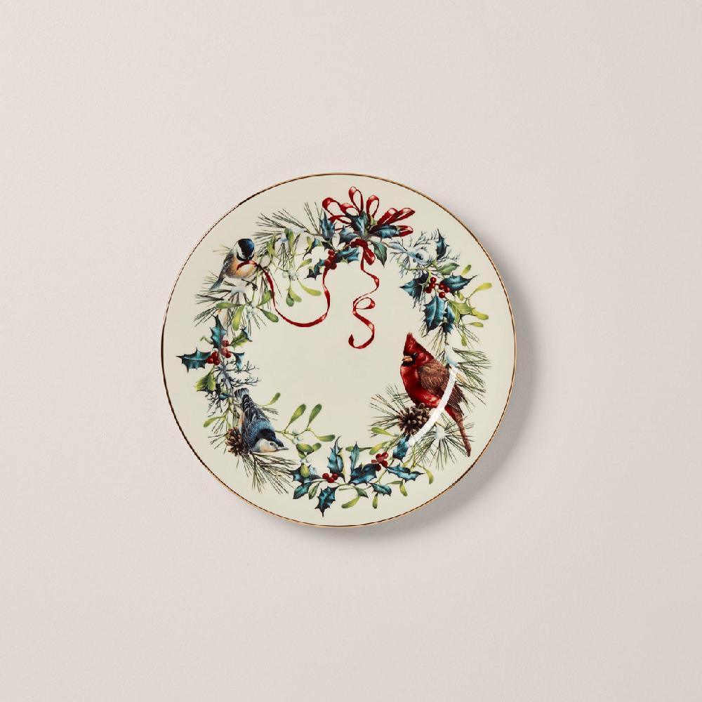 reed & barton Winter Greetings Dinner Plate