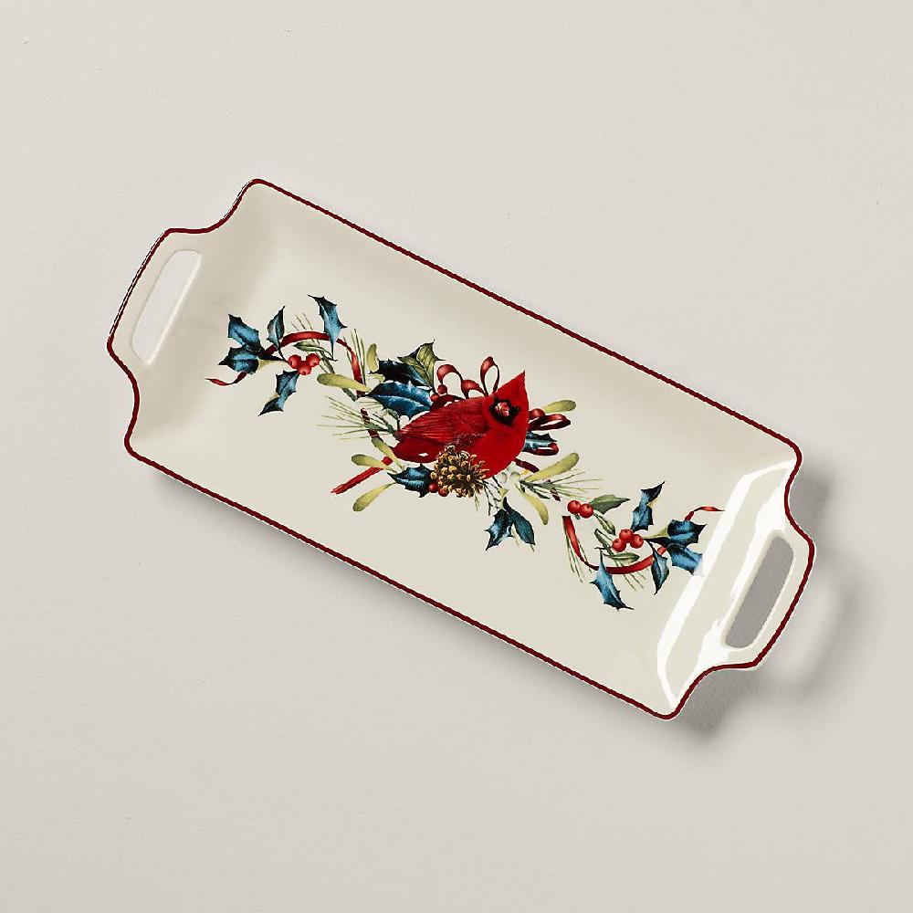 reed & barton Winter Greetings Hors d'Oeuvre Tray