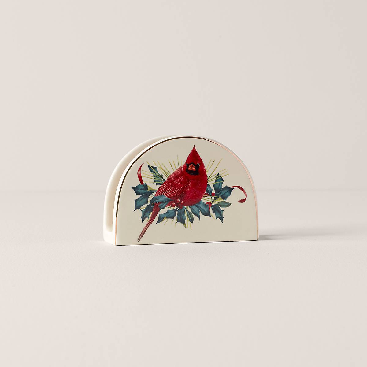 reed & barton Winter Greetings Napkin Holder