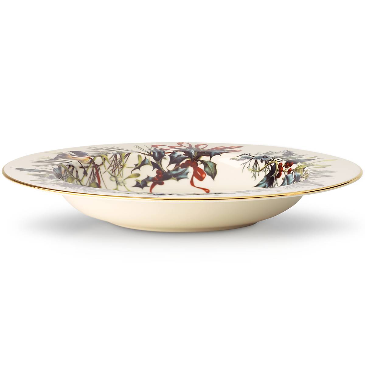 Reed & Barton Winter Greetings Rimmed Bowl