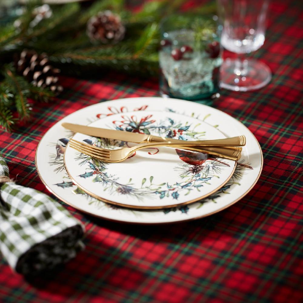 Reed & Barton Winter Greetings Salad Plate