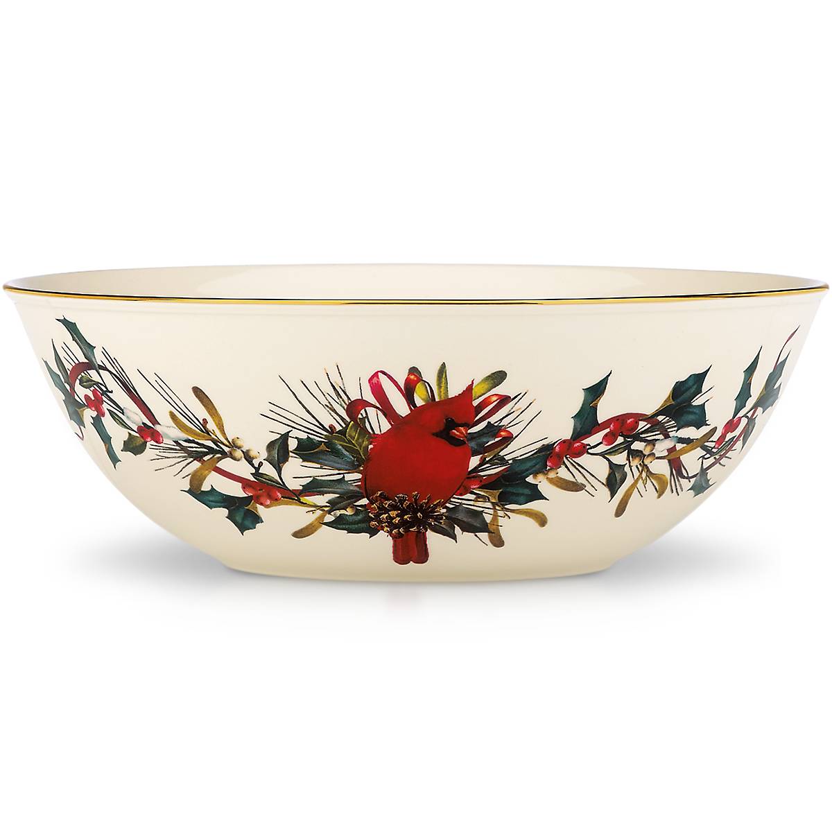 reed & barton Winter Greetings Serving Bowl