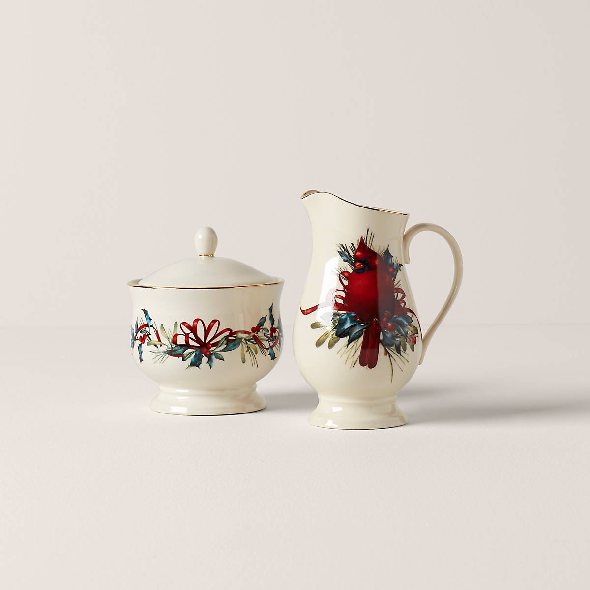 reed & barton Winter Greetings Sugar & Creamer Set