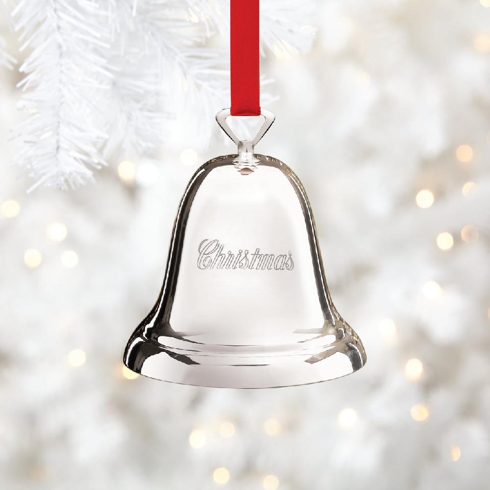 Reed & Barton Ringing In The Season Silverplate Bell Ornament
