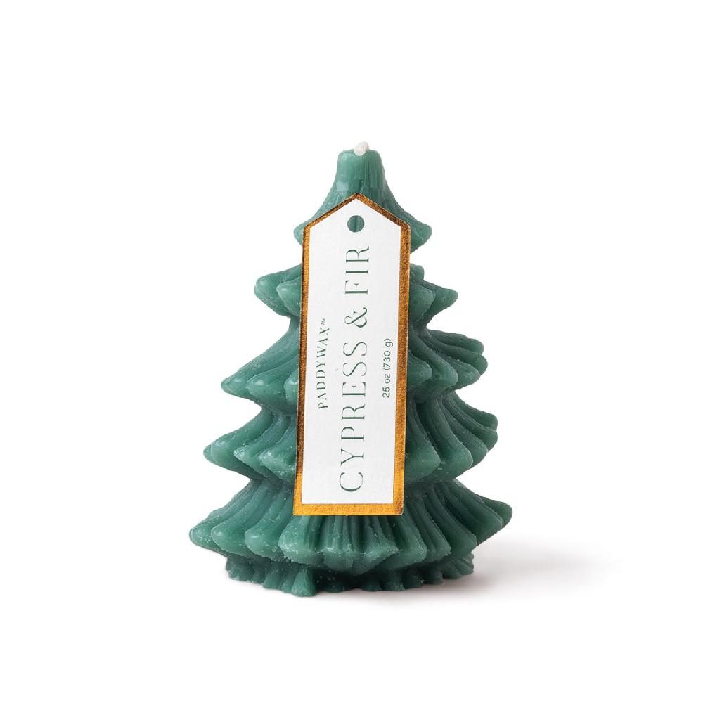 Reed & Barton Short Tree Totem 4-oz Candle Cypress & Fir