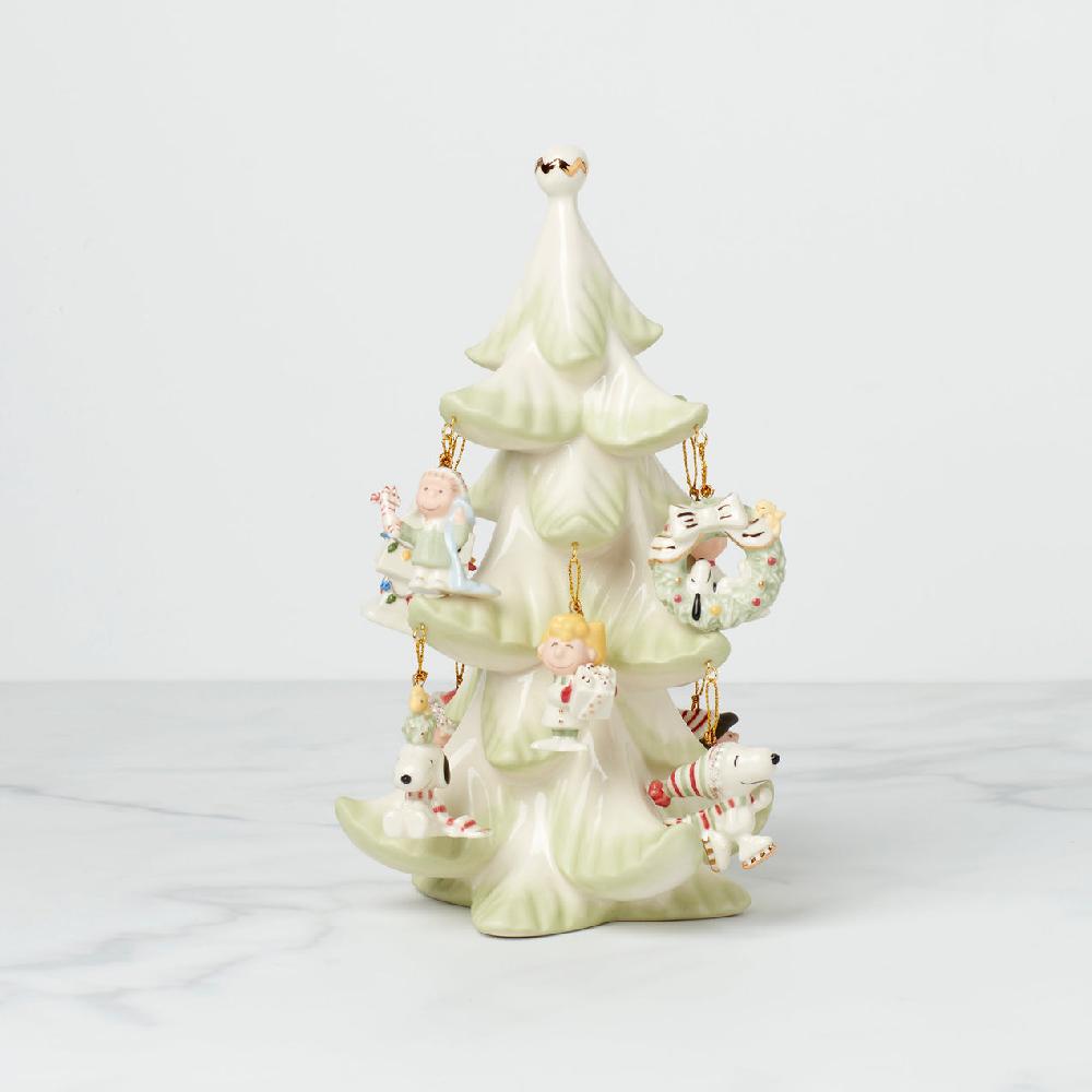 Reed & Barton Snoopy & Friends Christmas Tree Ornament Set