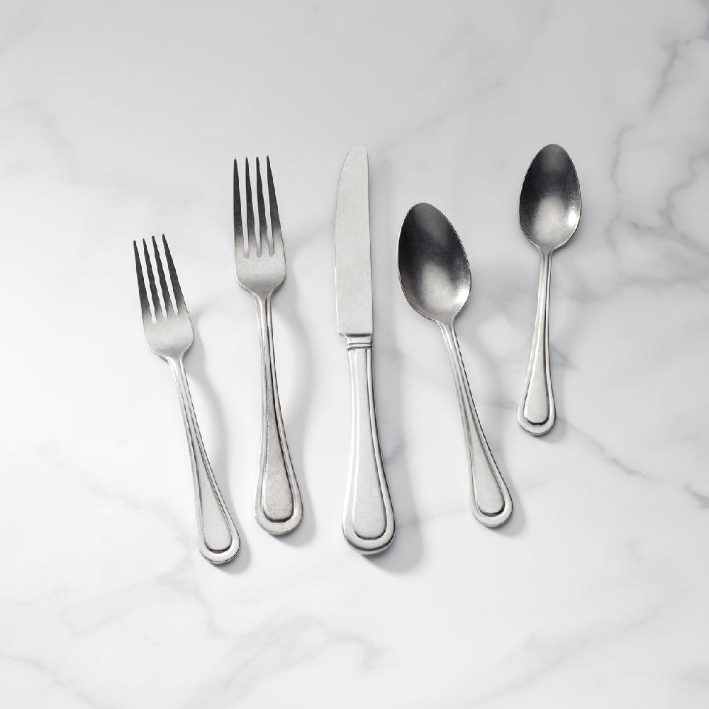 reed & barton Textured Neutrals 24 Piece Flatware Set