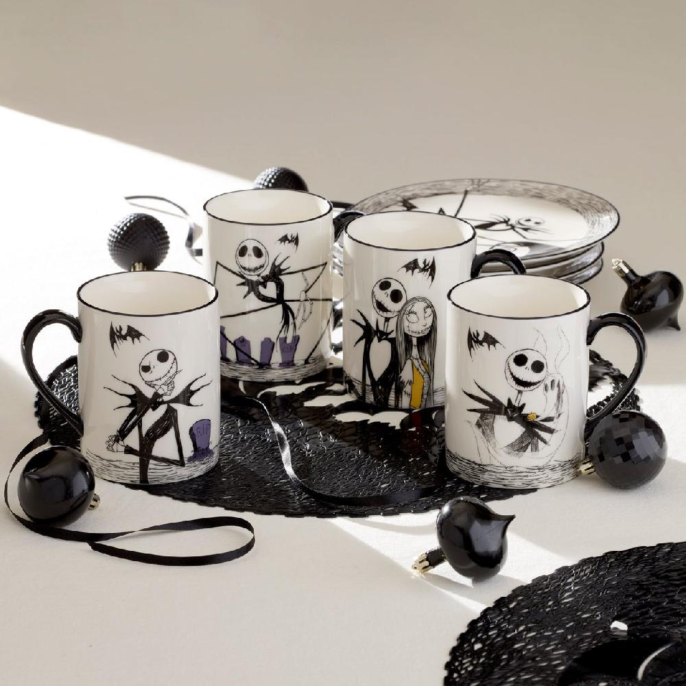 Reed & Barton The Nightmare Before Christmas Mugs - Set Of 4