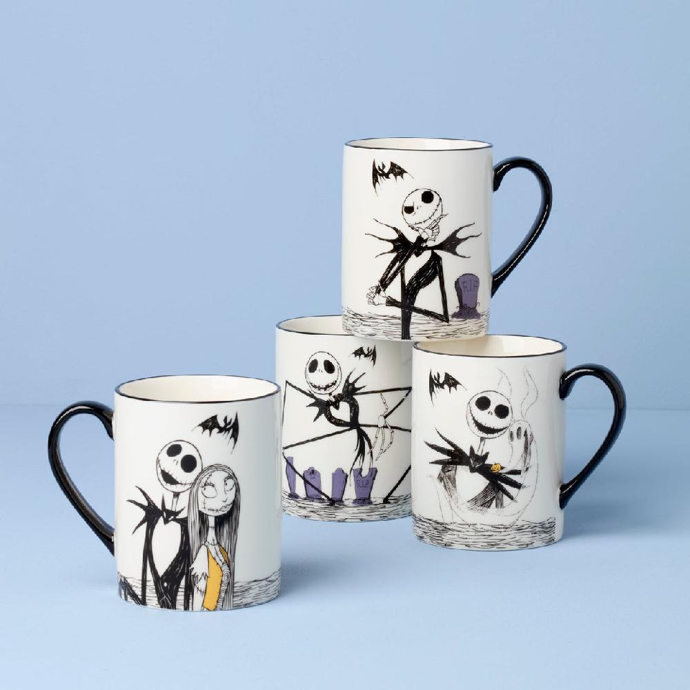 reed & barton The Nightmare Before Christmas Mugs - Set of 4