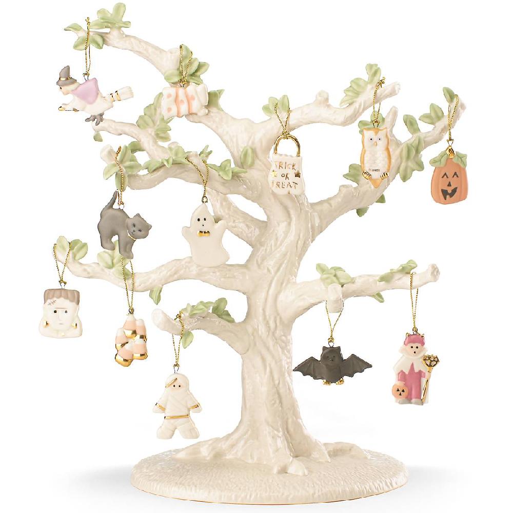 Reed & Barton Trick Or Treat 12-Piece Ornament & Tree Set