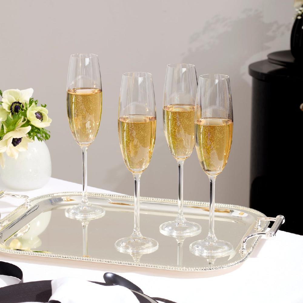 Reed & Barton Tuscany Classics Champagne Flute Glasses - Set Of 6