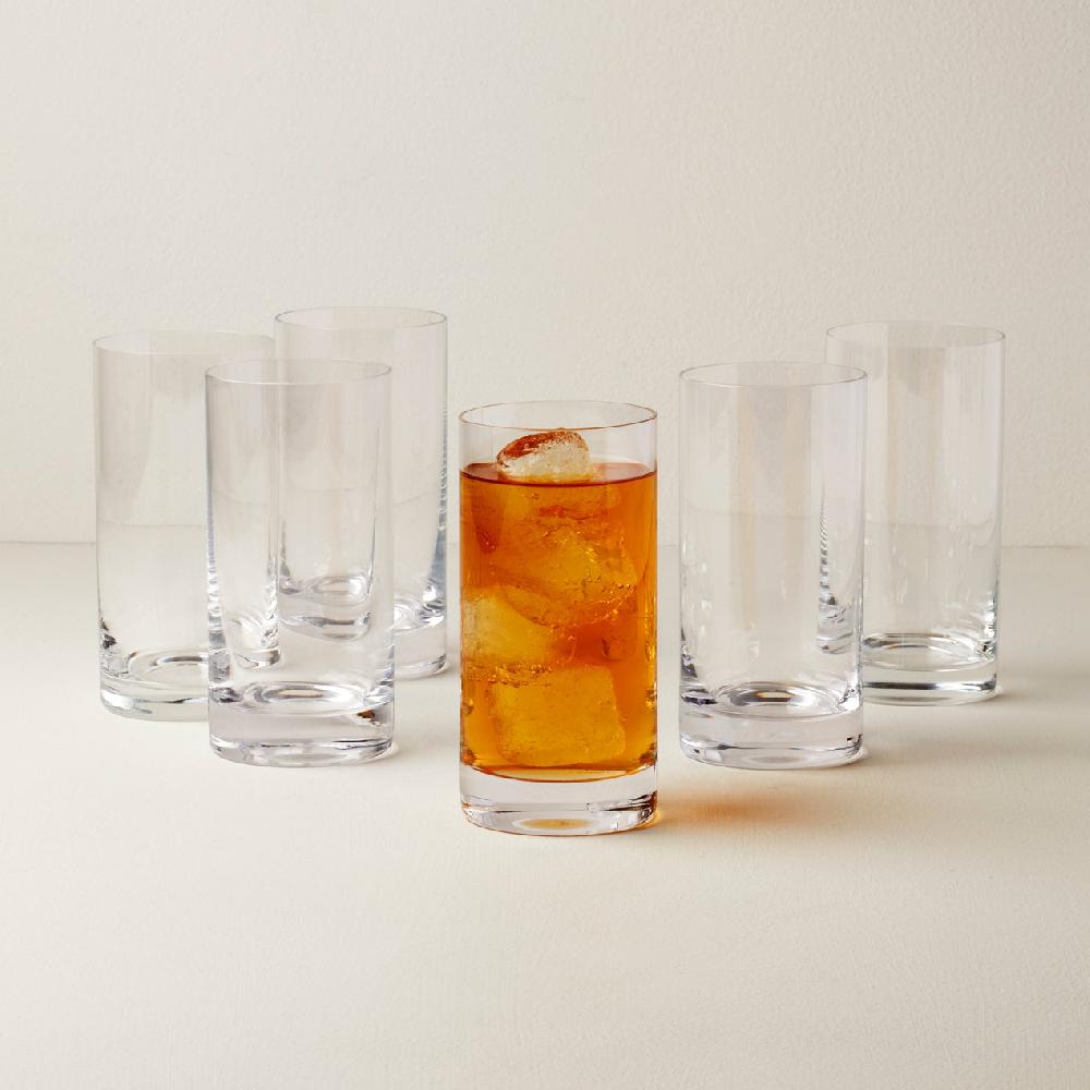 Reed & Barton Tuscany Classics Cylinder Highball Glasses - Set Of 6