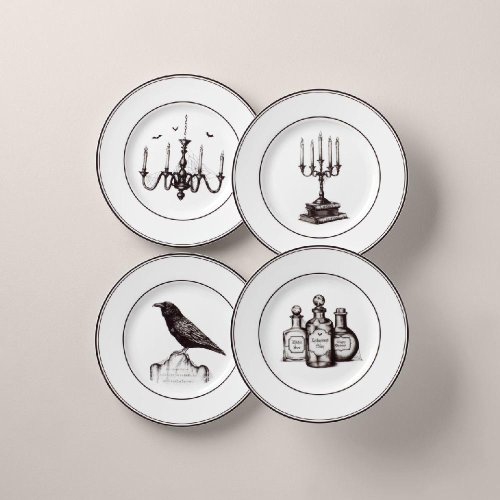reed & barton Vintage Halloween Dessert Plates - Set of 4