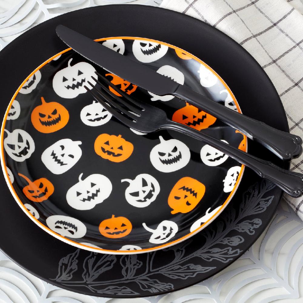Reed & Barton Vintro Halloween Accent Plates - Set Of 4