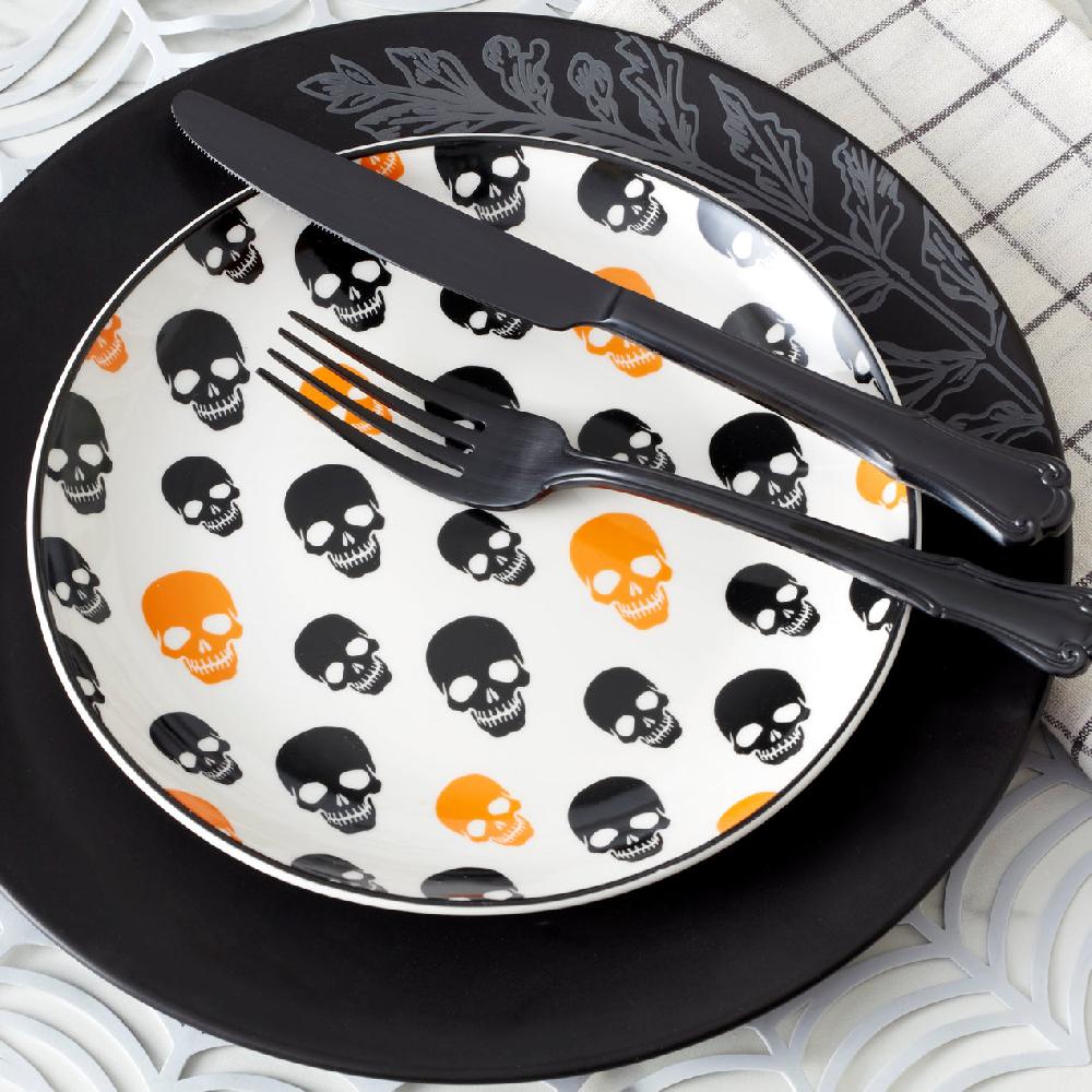 Reed & Barton Vintro Halloween Accent Plates - Set Of 4