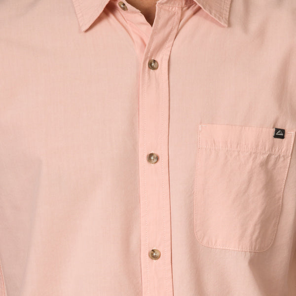 Reef All Men's Apparel & Accessories Collins Ss Woven Shirt Cameo Rose