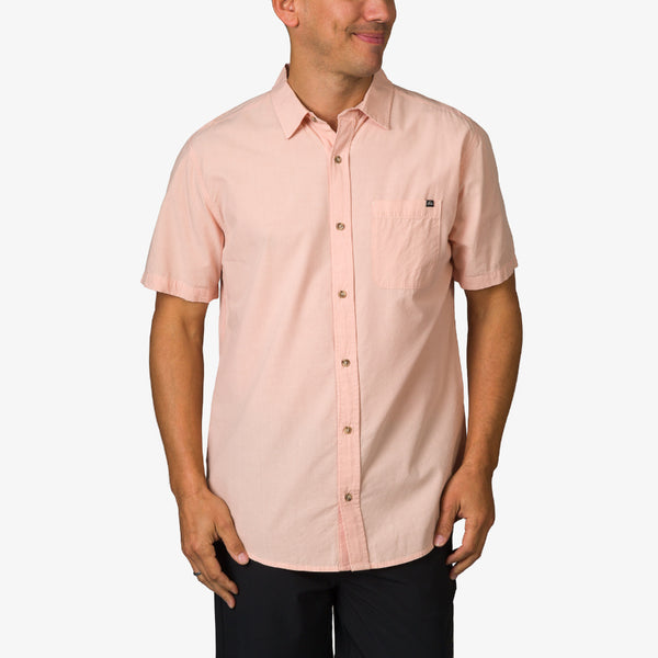 reef All Men's Apparel & Accessories Collins Ss Woven Shirt Cameo Rose