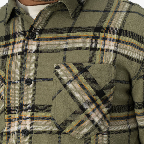 Reef All Men's Apparel & Accessories Dyson Flannel Shirt Olivine