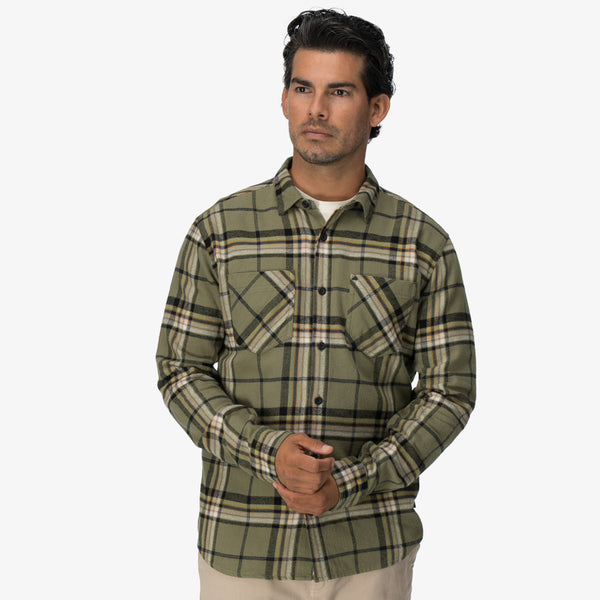 reef All Men's Apparel & Accessories Dyson Flannel Shirt Olivine