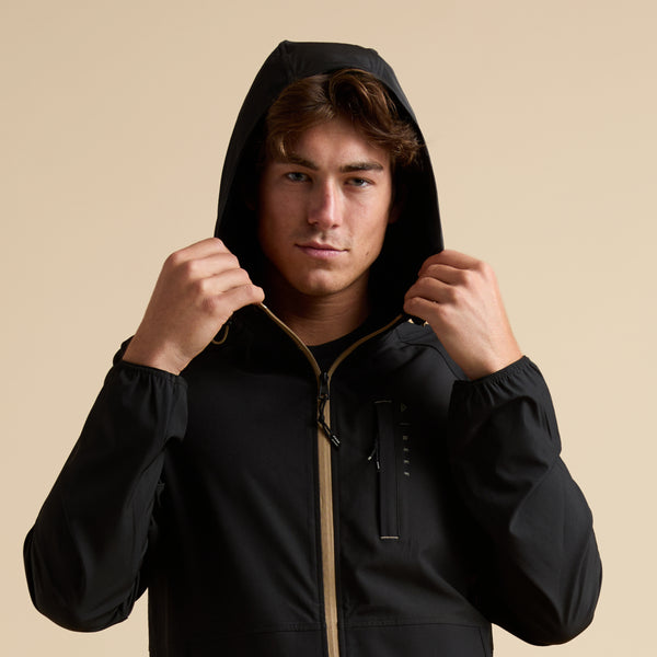 Reef All Men's Apparel & Accessories Garvey Full Zip Jacket Caviar