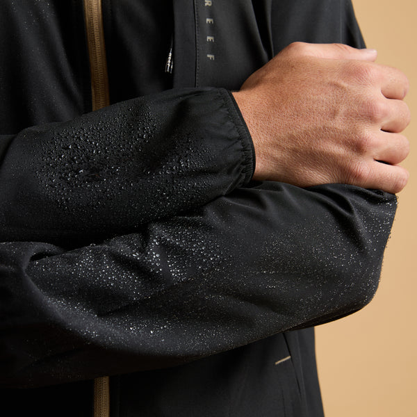 Reef All Men's Apparel & Accessories Garvey Full Zip Jacket Caviar