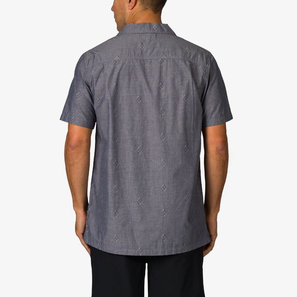 Reef All Men's Apparel & Accessories Harold Camp Shirt Crown Blue