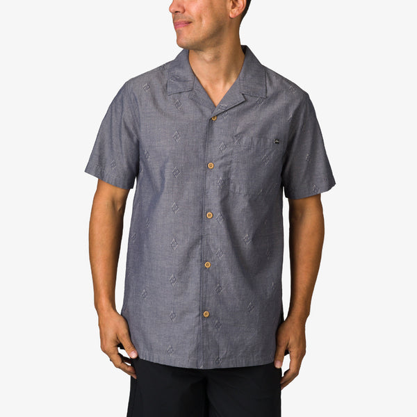 reef All Men's Apparel & Accessories Harold Camp Shirt Crown Blue