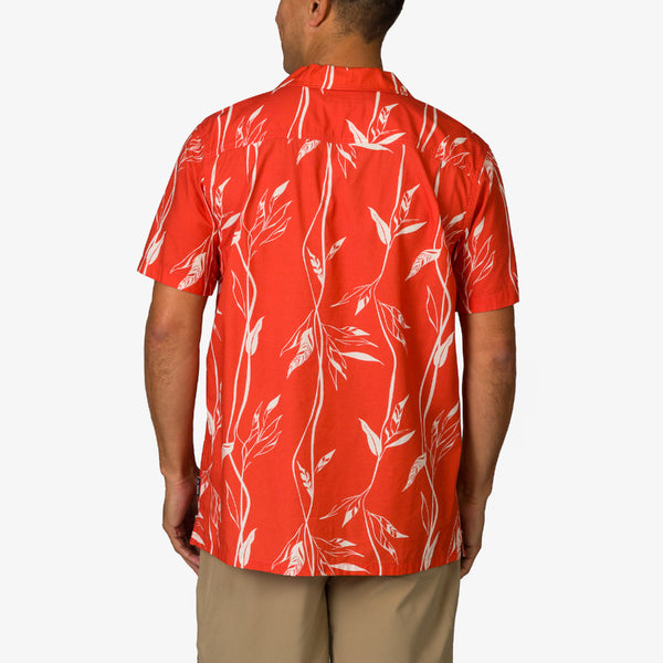Reef All Men's Apparel & Accessories Kaden Camp Shirt Paprika