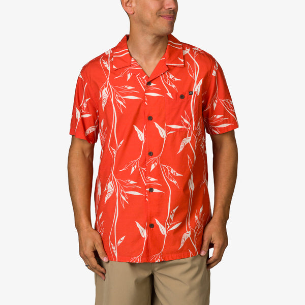 reef All Men's Apparel & Accessories Kaden Camp Shirt Paprika