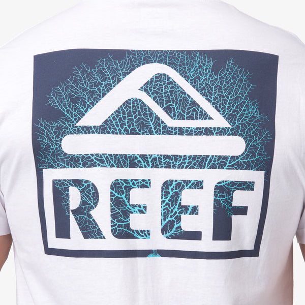Reef All Men's Apparel & Accessories Seafan Tee White