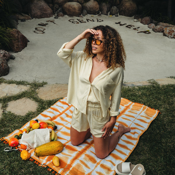 Reef All Women's Apparel & Accessories Ellie Button Up Misted Yellow Stripe